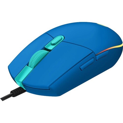 Logitech G203 Azul - Vista frontal