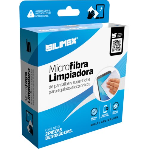 Microfibra limpiadora de equipos electrónicos Silimex