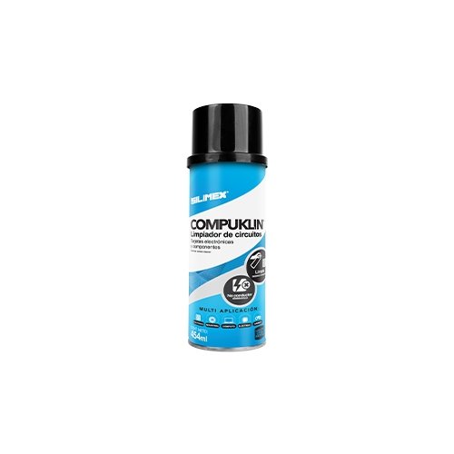 Limpiador dieléctrico en aerosol para tarjetas electrónicas y circuitos 454 ml – Silimex Compuklin