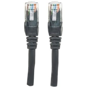 Cable de red Patch Cat6 UTP RJ45 3m Negro - Conectores dorados