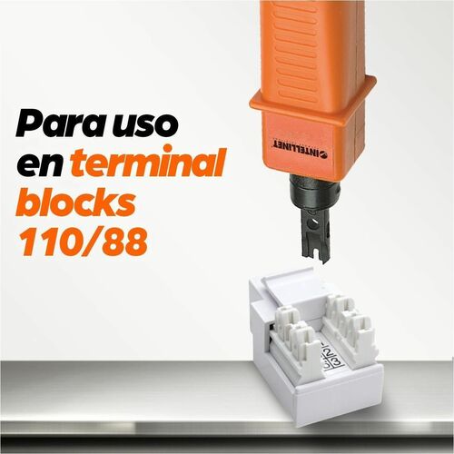 Pinza ponchar Intellinet detalle mango