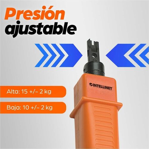 Pinza ponchar Intellinet uso en cableado