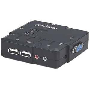 Manhattan MUX KVM Desktop USB 2:1