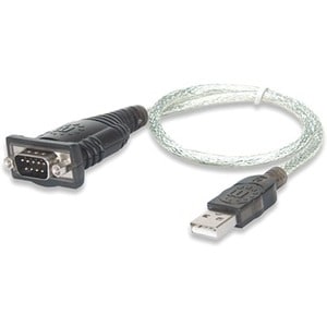 Convertidor USB a Puerto Serie Manhattan 45cm