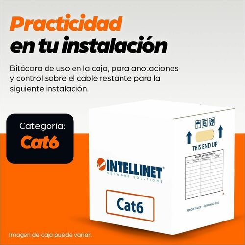 Bobina de Cable UTP CAT6 CCA - Aplicación