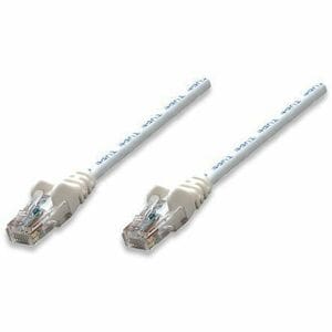 Cable de red CAT6 blanco - Vista frontal