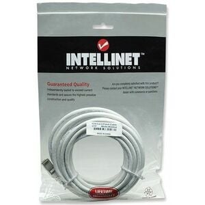 Cable de red CAT6 blanco - Detalle conectores