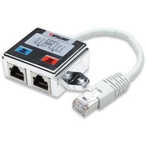 Intellinet Distribuidor Modular 1x2 RJ45 Plata