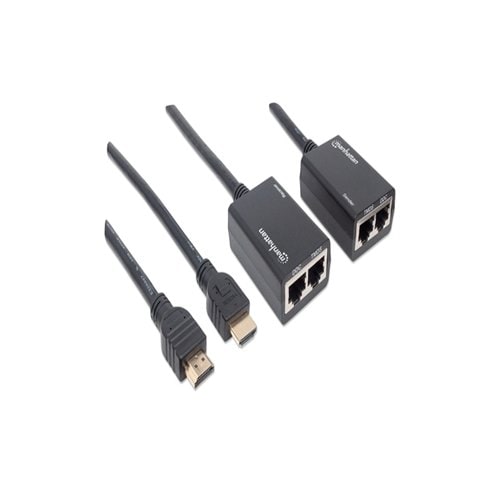 Extensor HDMI Manhattan Cat5e/Cat6 30m