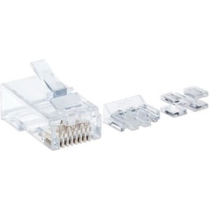 Intellinet Conector RJ45 Cat6A - Detalle de contactos dorados