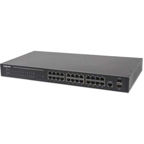 Switch PoE+ Intellinet 24 puertos