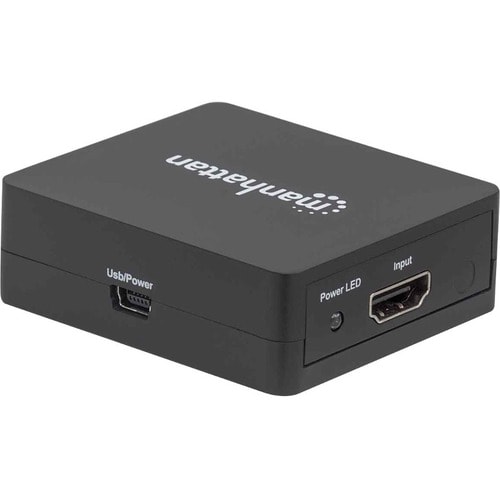 Manhattan Video Splitter HDMI 1080p 1 in 2 out USB alimentado