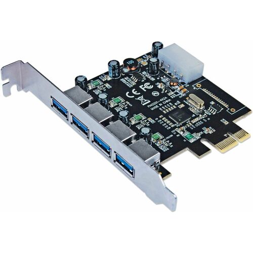 Tarjeta USB V3 PCI Express 4 ptos Manhattan