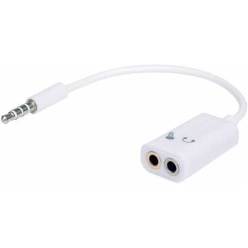 Adaptador Audio 3.5mm Manhattan - Negro