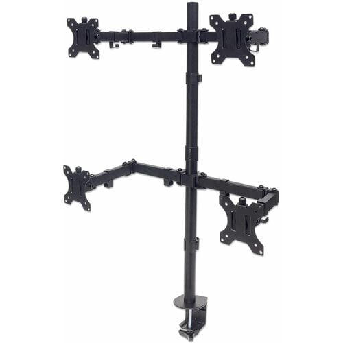 Manhattan Soporte para 4 monitores - vista frontal