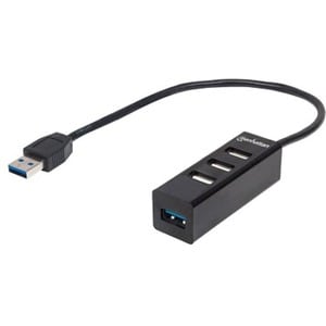 Manhattan Hub USB 3.0/2.0 Combo 163828 - Puerto USB externo para PC y Mac