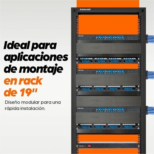 Rack 19 26U montaje tornillos