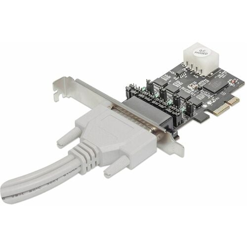 Tarjeta Serial PCI Express 4 Puertos DB9 Manhattan