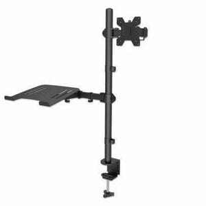 Soporte de escritorio Manhattan para laptop y monitor
