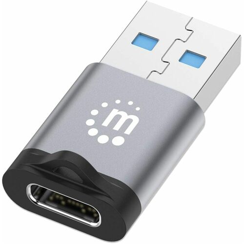 Adaptador USB-C Manhattan vista frontal