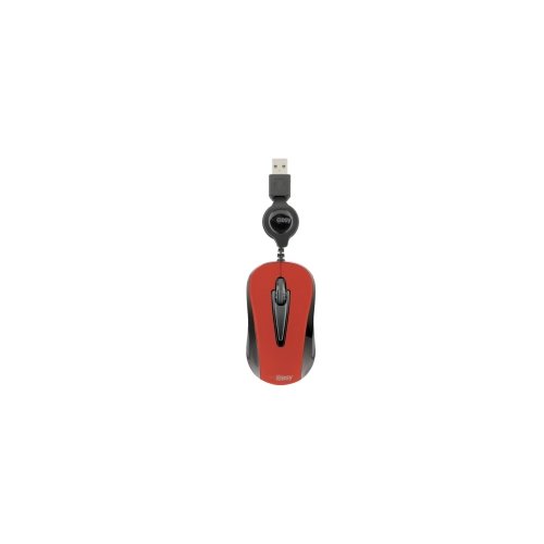 MINI MOUSE OPTICO RETRACTIL ROJO