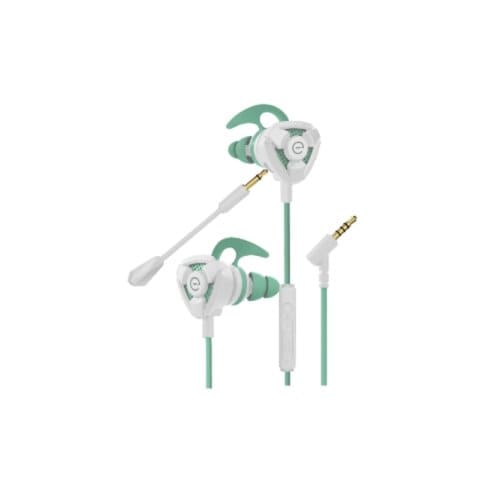 Auricular Perfect Choice Easy Line Blanco y Verde