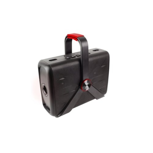 Bocina Bluetooth Xplotion Perfect Choice vista lateral con controles
