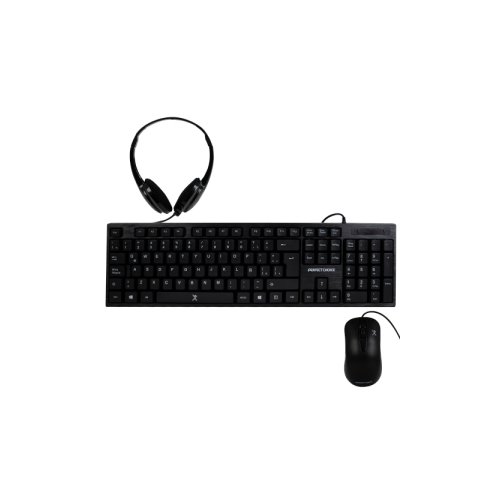 Kit Perfect Choice Teclado, Mouse y Diadema con micrófono