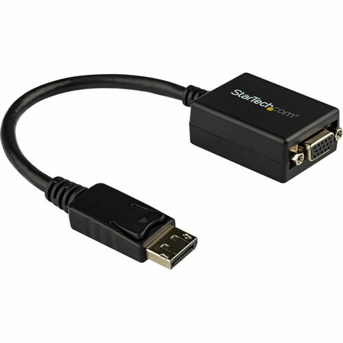 StarTech.com Adaptador DisplayPort a VGA - Cable Activo 1920x1200 - Negro