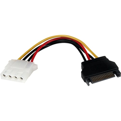 StarTech.com Cable de Alimentación de 15cm Adaptador Molex LP4 a SATA - Hembra a Macho