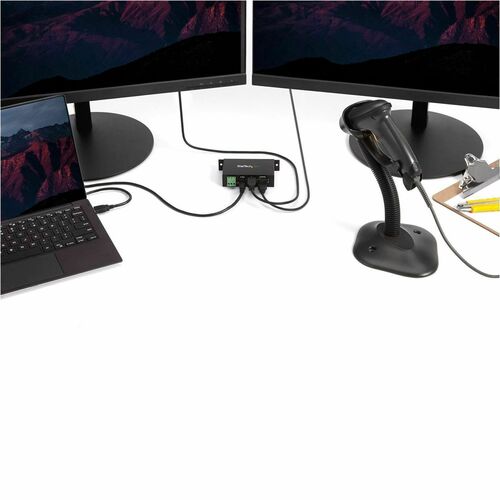 StarTech.com Hub USB 2.0 Industrial empaque