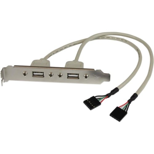 StarTech.com Adaptador USB Placa USBPLATE Plata