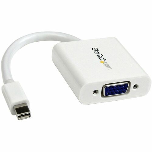 StarTech.com Adaptador Mini DisplayPort a VGA Blanco - Vista frontal