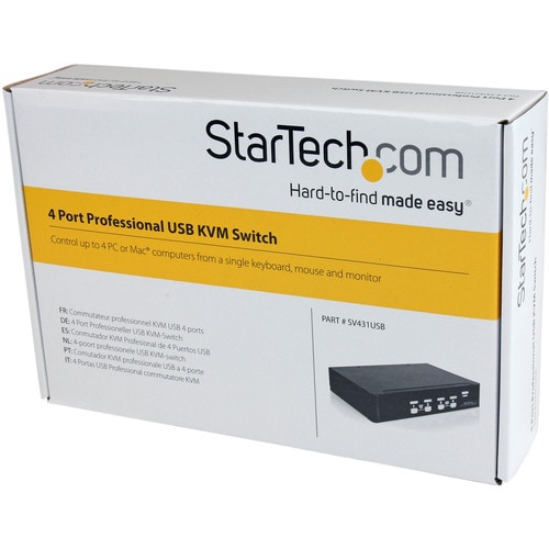 StarTech.com KVM SV431USB vistas múltiples