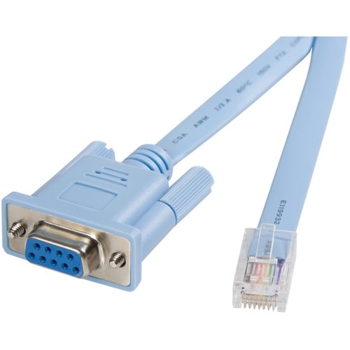 Cable StarTech.com RJ45 a DB9 color azul