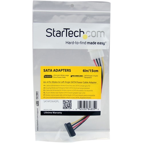StarTech.com Adaptador SATA - Vista lateral