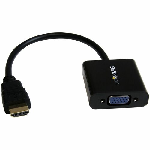 StarTech.com Cable Adaptador Convertidor de Video HDMI a VGA HD15 - Negro