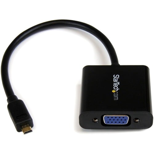 StarTech.com Adaptador Micro HDMI a VGA 1080p – Negro
