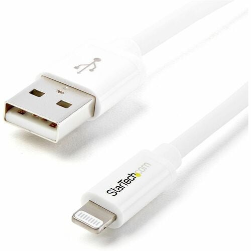 StarTech.com Cable Lightning a USB de 1m - Blanco para iPhone/iPad/iPod