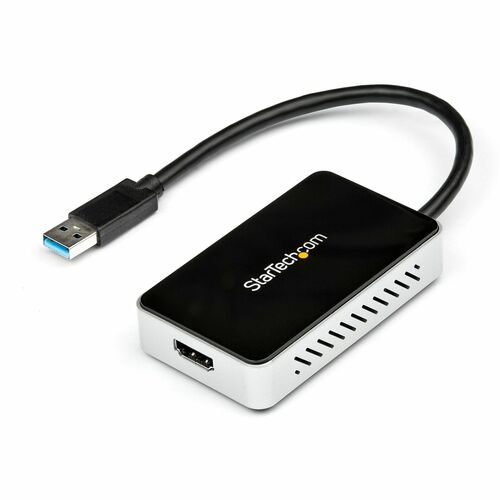 StarTech.com Adaptador Tarjeta de Video Externa USB 3.0 a HDMI con Hub USB 1 Puerto - 1080p