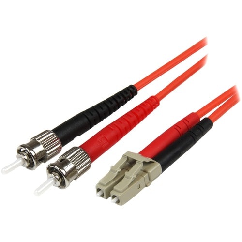 StarTech.com Cable Adaptador de Red de 5m Multimodo Duplex Fibra Optica LC-ST 50/125 - Naranja