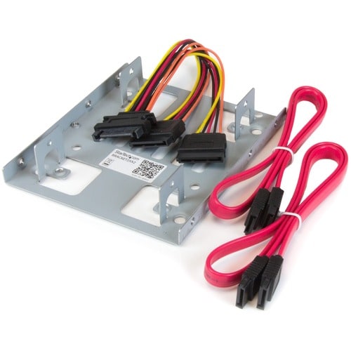 StarTech.com BRACKET25X2 Bracket adaptador para dos discos de 2.5 a bahía de 3.5