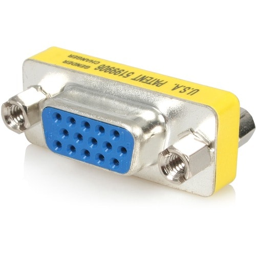 StarTech.com Cambiador Delgado de Género VGA HD15 Hembra a Hembra