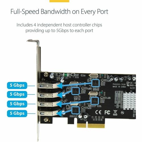 StarTech.com PEXUSB3S44V - Detalle del chipset