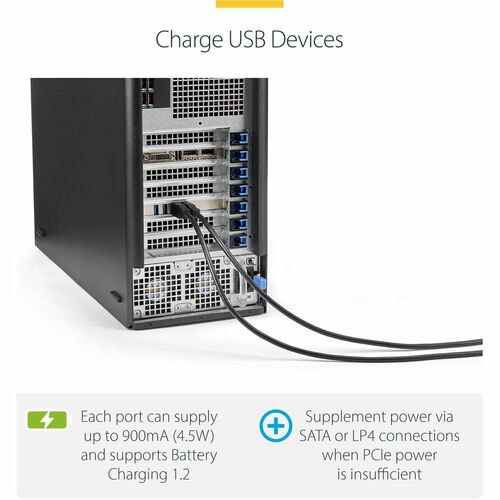 StarTech.com Tarjeta PCI Express USB 3.0 - Bajo perfil