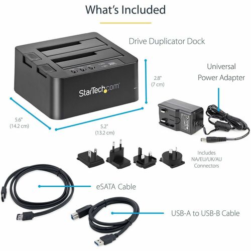 StarTech.com DOCK USB 3.0 Y ESATA COPIADORA DE DISCO SATA 2.5 3.5 CLONADOR . - imagen 6
