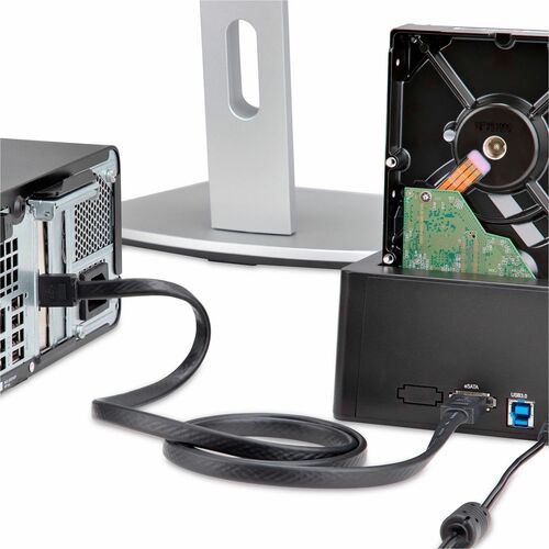 StarTech.com DOCK USB 3.0 Y ESATA COPIADORA DE DISCO SATA 2.5 3.5 CLONADOR . - imagen 7