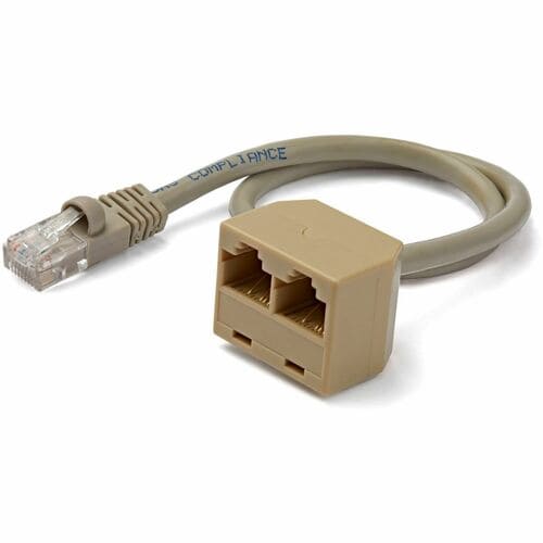 StarTech.com Cable Adaptador Multiplicador Divisor Splitter RJ45 2 a 1