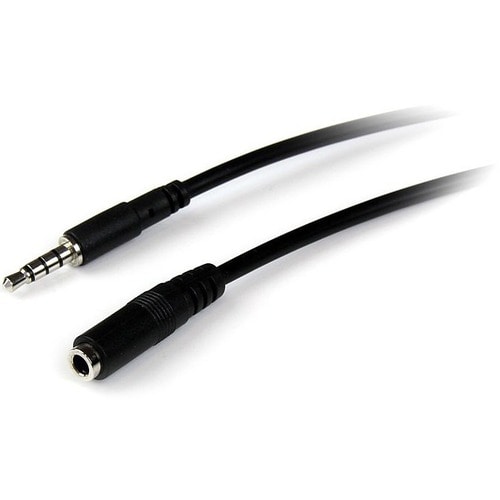 StarTech.com Cable de 2m Extensor de Audífonos y Diadema Headset Mini-Jack