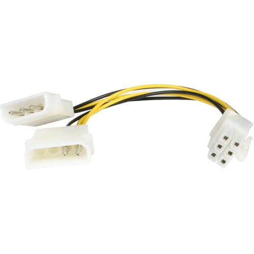 StarTech.com Cable Adaptador LP4 a PCI Express 6 pines